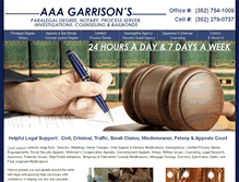 Tablet Screenshot of aaa-court.com